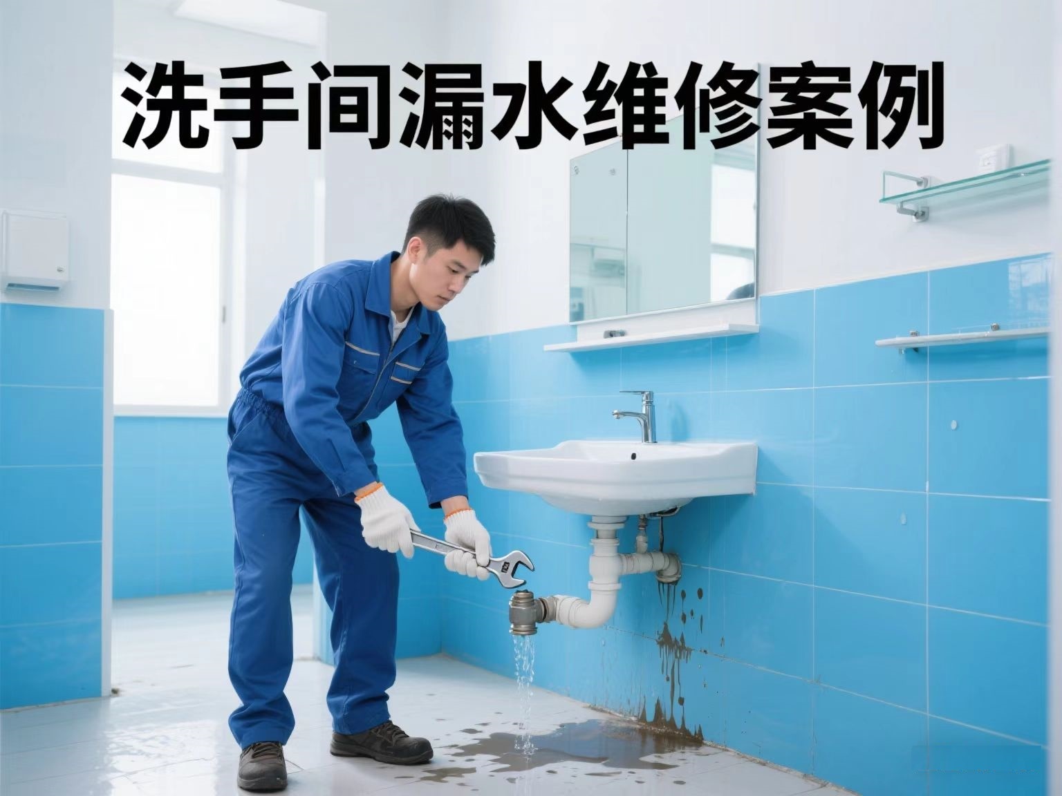 洗手间漏水专利技术维修案例