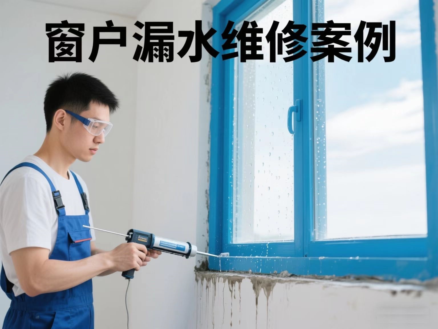 窗户漏水专利技术维修案例