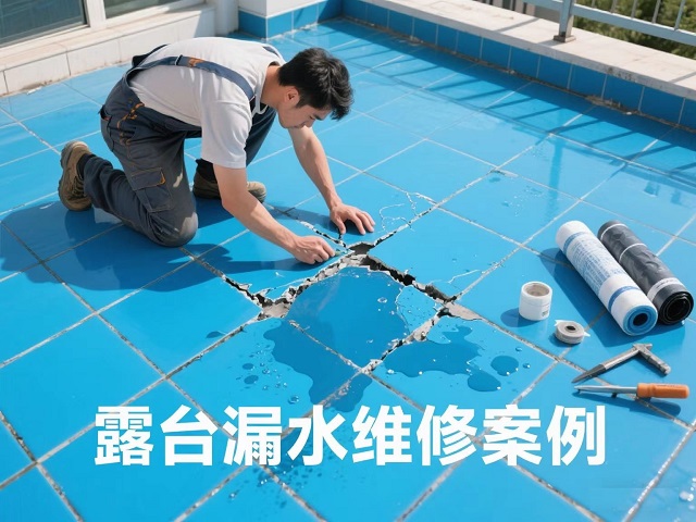露台漏水专利技术维修案例