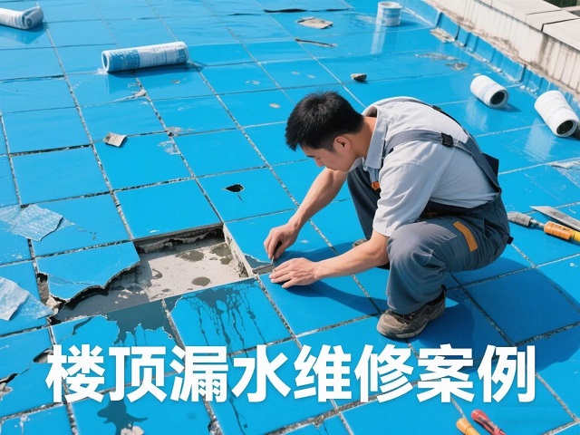 楼顶漏水专利技术维修案例